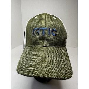 RTIC Trucker Hat Cap Olive Green White Mesh Back Adjustable Snapback NEW